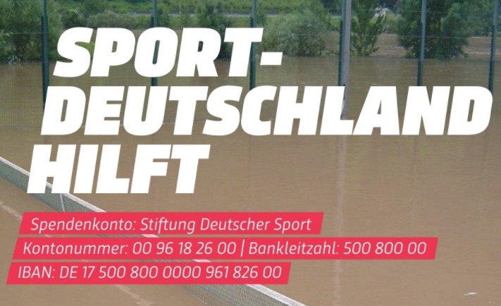 Sport-Deutschland hilft: WAKO Deutschland unterstützt Flutopferhilfe des DOSB