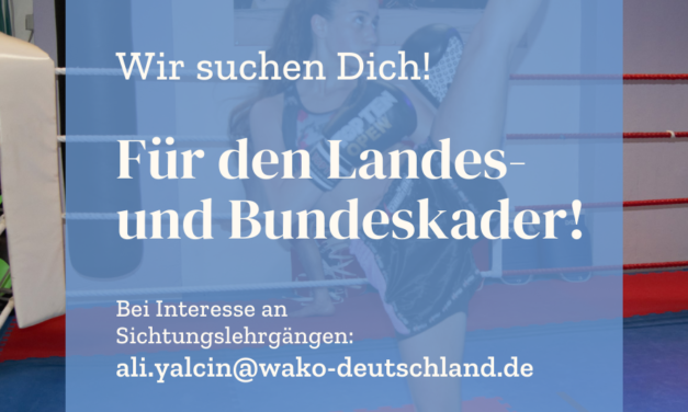 WAKO Deutschland sucht K1-Talente