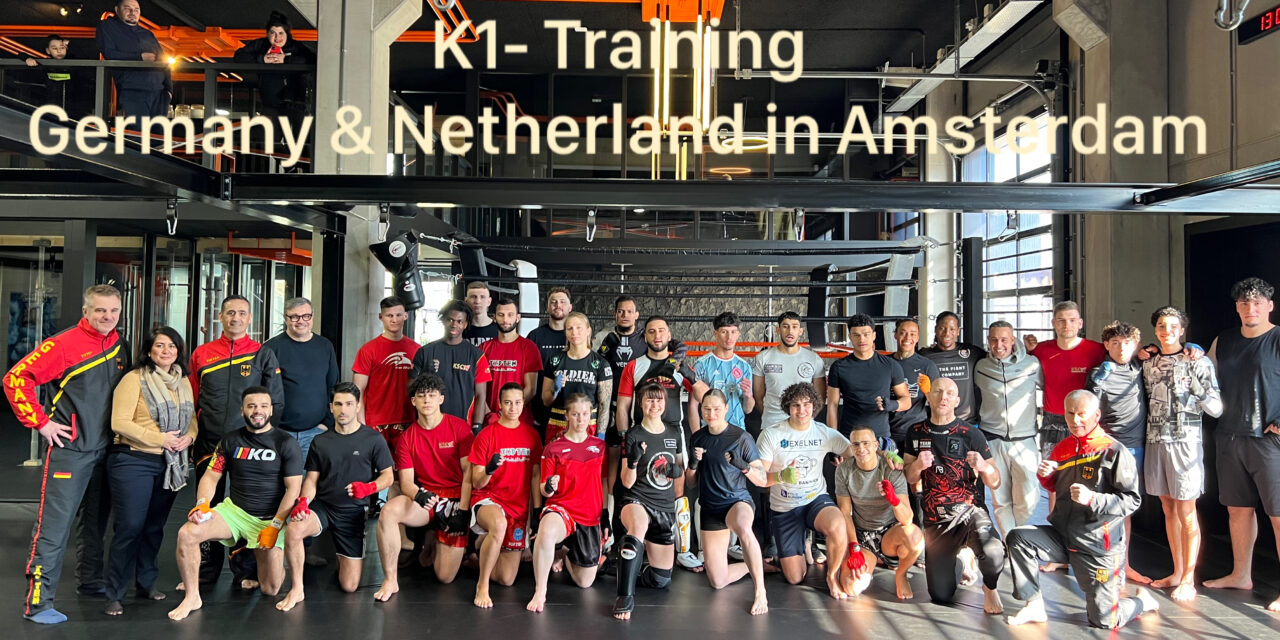 K1-Bundeskader trainiert im Amsterdamer Gym (Offizielles Trainingszentrum der WAKO Niederlande)